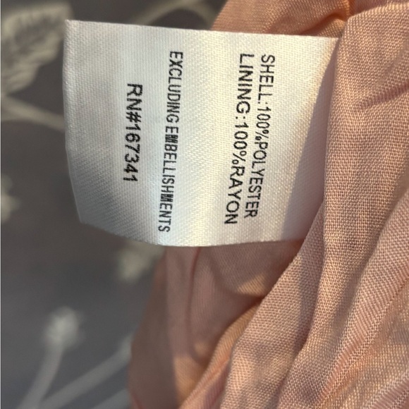 NWT Hello Molly Summer Girl Maxi Strapless Floral Peach Dress women XS - Picture 13 of 16